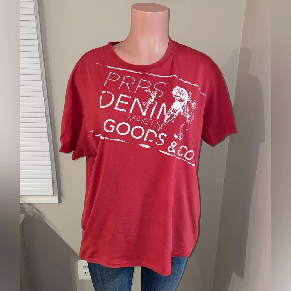 PRPS Red Short Sleeve T-Shirt XL